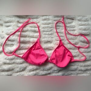 NWOT wild fable Hot Pink Bikini Top